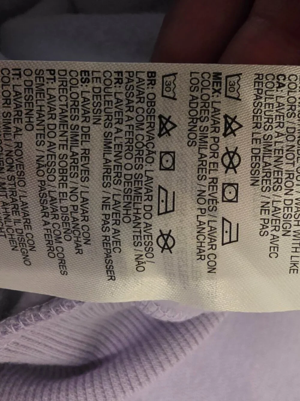 Nike Little Girls Graphic Crewneck Sweatshirt NWT Lavender Purple 4T